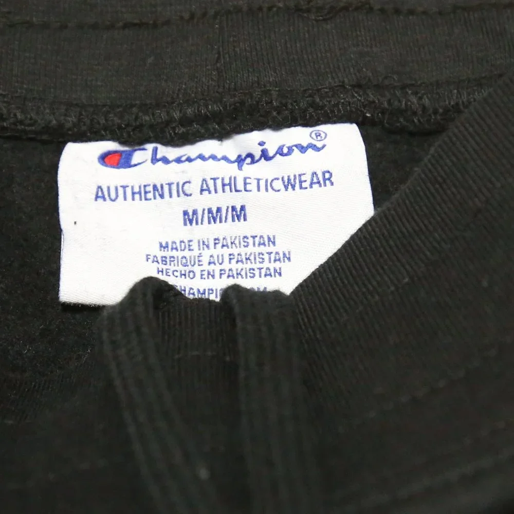 Champion Jogger Sweatpants Tapered Leg Big "C" Logo Black … - Picture 6 of 7